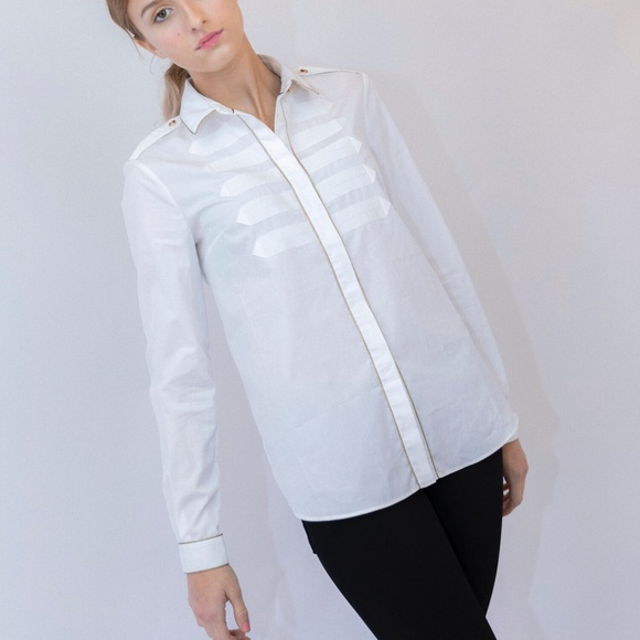 Burberry Slim Fit Long Sleeves Shirt Size S - Picture 2 of 8